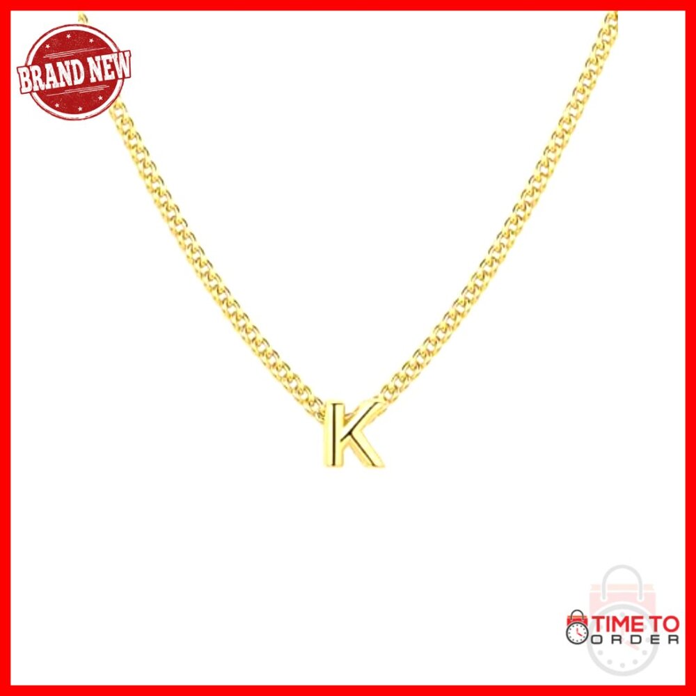 Personalized Initial Charm Necklace, Adjustable 1… - image 5